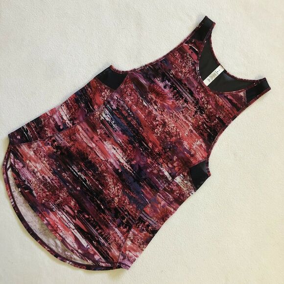 Lululemon Sculpt Tank II Dahliascape Multi Black Red Floral Sleeveless Shirt 4 - Picture 2 of 6